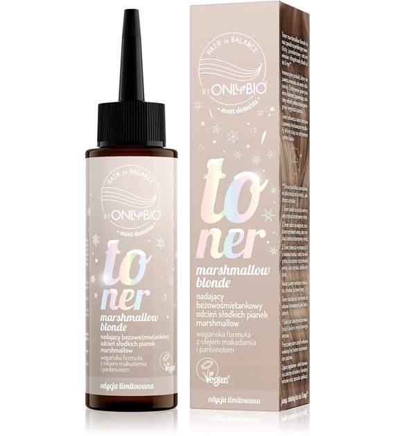 OnlyBio Hair in Balance Toner Marshmallow, edycja limitowana* 100 ml   -  SUPER CENA - KOŃCÓWKA SERII U PRODUCENTA