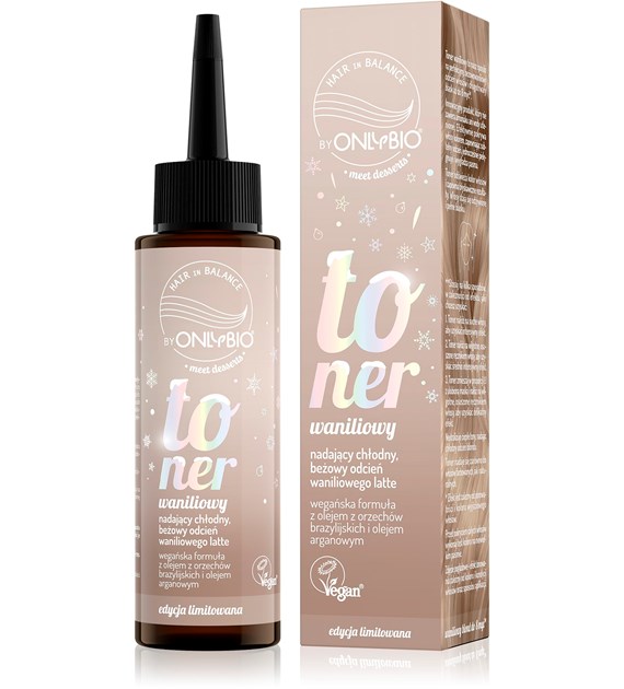 OnlyBio Hair in Balance Toner waniliowy edycja limitowana* 100 ml   -  SUPER CENA - KOŃCÓWKA SERII U PRODUCENTA