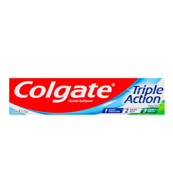 COLGATE PASTA DO ZĘBÓW50 ml POTRÓJNE DZIAŁANIE / TOOTHPASTE TRIPLE ACTION