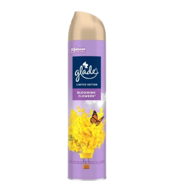 GLADE odświeżacz 300ml spray BUBBLY BLOOMING FLOWERS - import