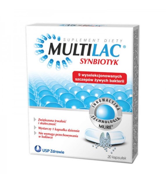 MULTILAC synbiotyk 50 kaps.