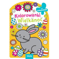WIELKANOC. KOLOROWANKA Z WYKROJNIKIEM.