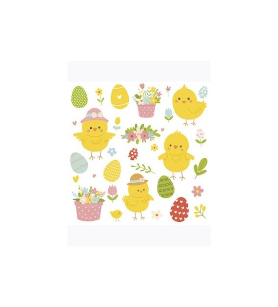 SERWETKI DAISY LUNCH WIELKANOC 013401