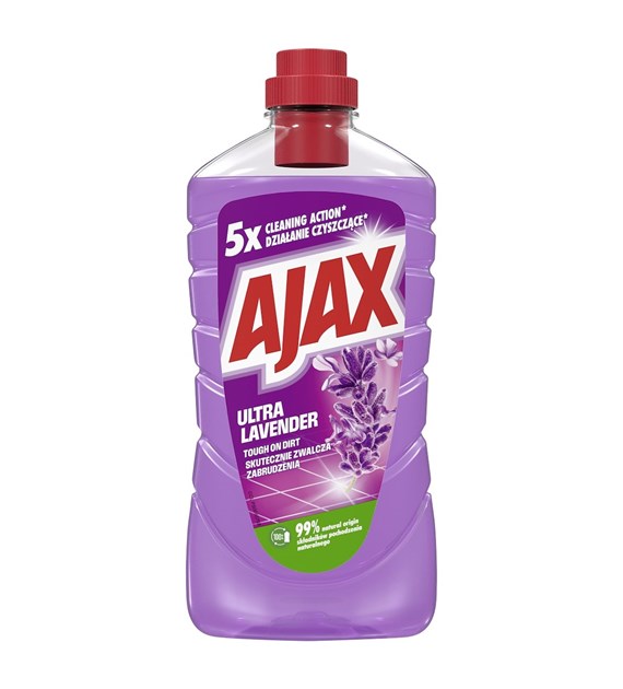 AJAX PŁYN DO MYCIA UNIWERSALNY 1 L ULTRA LAVENDER