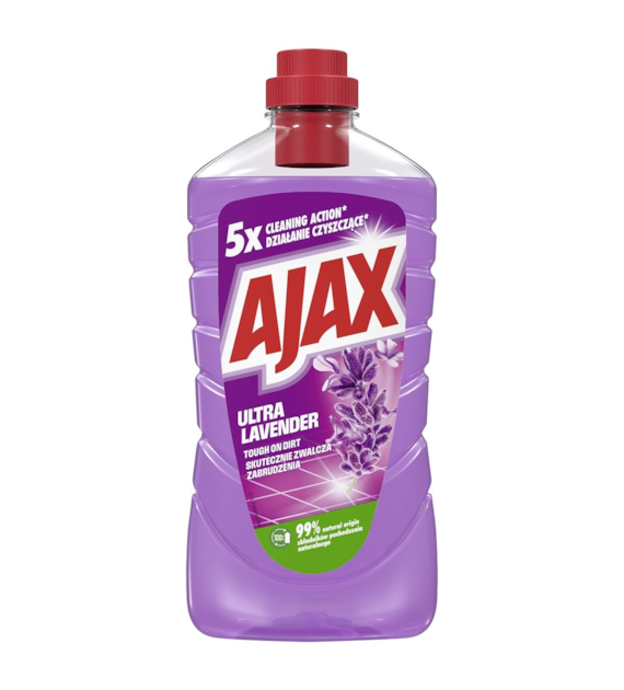 AJAX PŁYN DO MYCIA UNIWERSALNY 1 L ULTRA LAVENDER