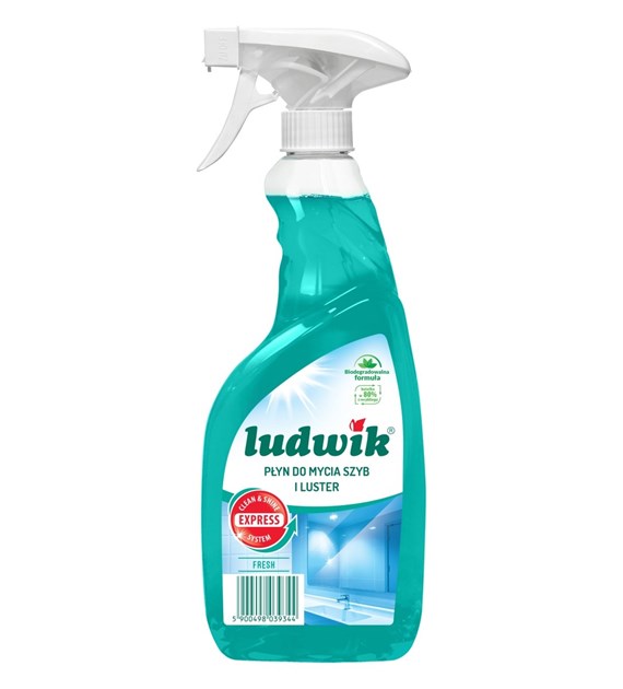 LUDWIK Spray do szyb i luster Fresh 600 ml