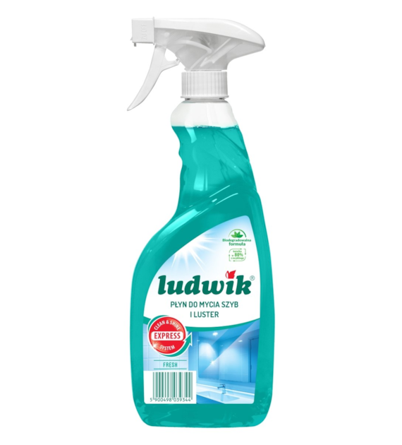 LUDWIK Spray do szyb i luster Fresh 600 ml