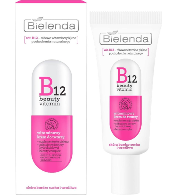 B12 BEAUTY VITAMIN Witaminowy krem do twarzy, 50 ml