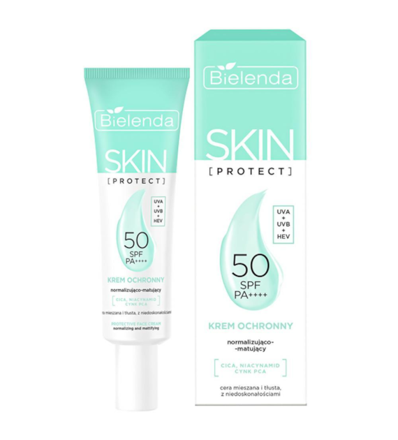 SKIN PROTECT Krem ochronny SPF 50 normalizująco-matujący, 40 ml
