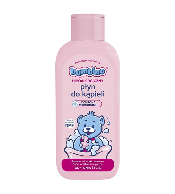 BAMBINO - PŁYN DO KĄPIELI 400ML OD PIERWSZEGO DNIA ŻYCIA