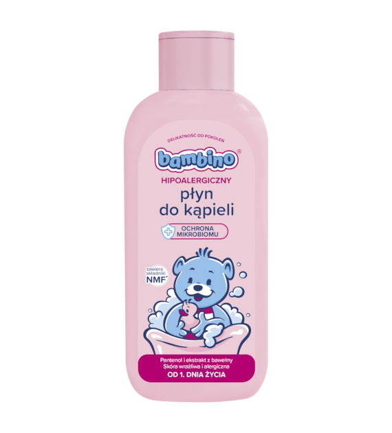 BAMBINO - PŁYN DO KĄPIELI 400ML OD PIERWSZEGO DNIA ŻYCIA