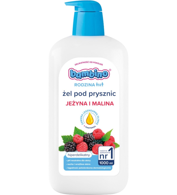 BAMBINO - RODZINA ŻEL POD PRYSZNIC 1L JEŻYNA I MALINA