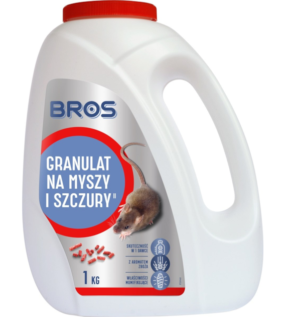 BROS GRANULAT NA MYSZY I SZCZURY 1KG