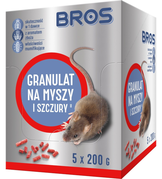 BROS GRANULAT NA MYSZY I SZCZURY 200GX5
