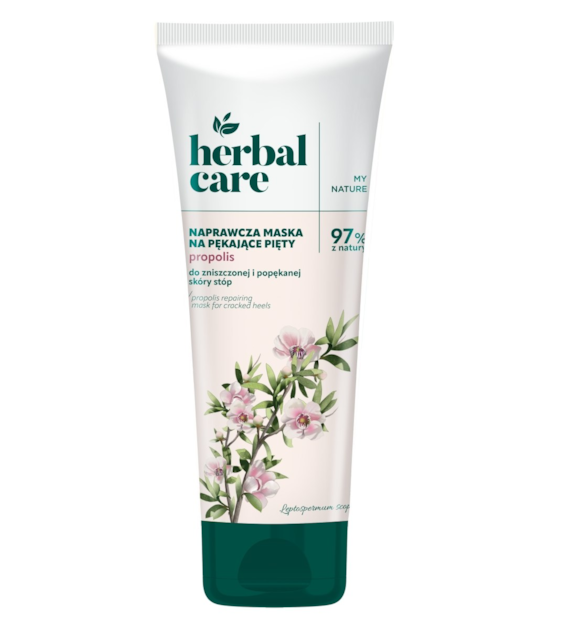 Herbal Care Naprawcza maska na pękające pięty PROPOLIS, 100 ml - NOWOŚĆ