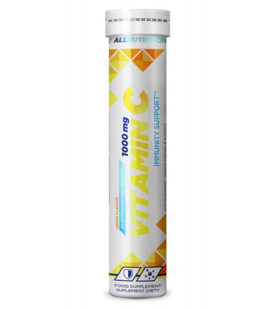 ALLNUTRITION VITAMIN C MUSUJĄCE 20 tab LEMON