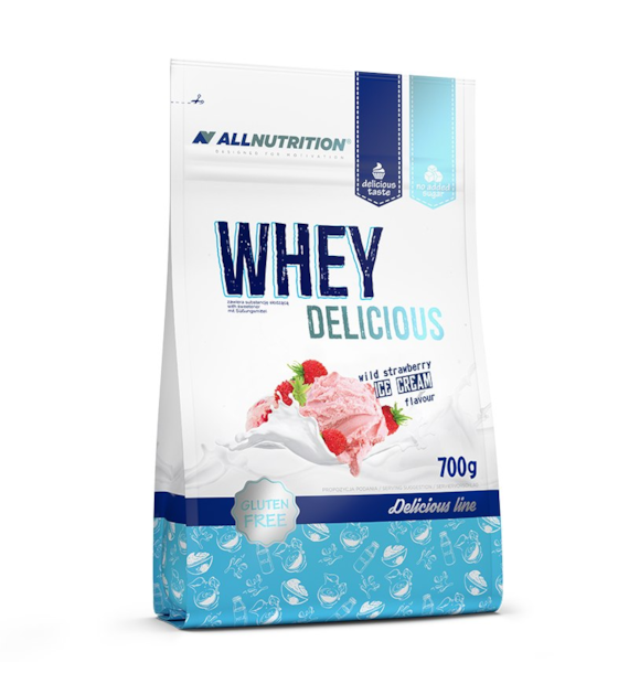 ALLNUTRITION WHEY DELICIOUS 700 g WILD STRAWBERRY ICE CREAM