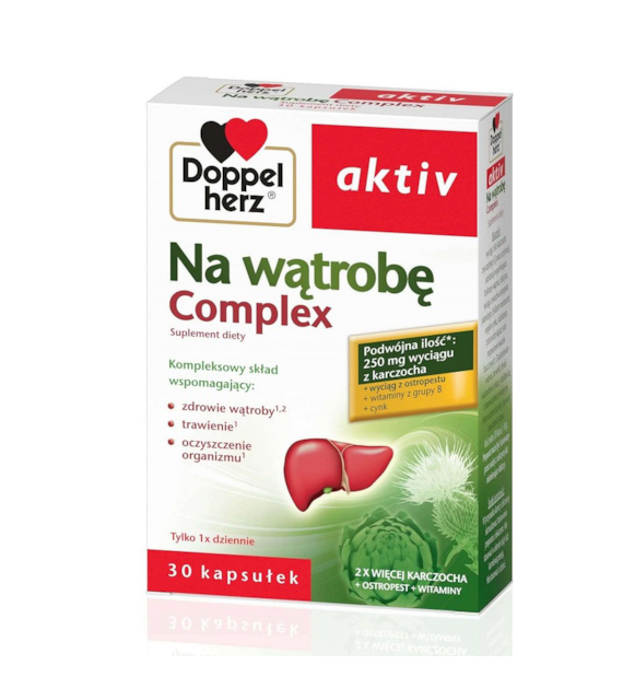 Doppelherz Aktiv Na wątrobę Complex 30 kapsułek