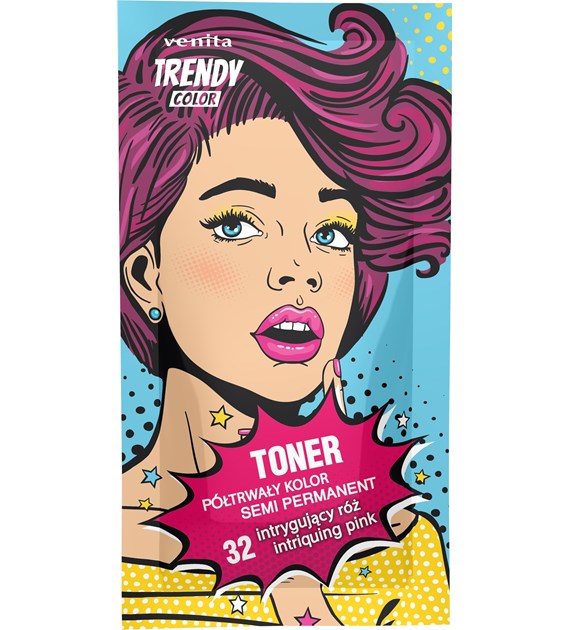 VENITA TRENDY TONER saszetka 35 g 32 intrygujący róż