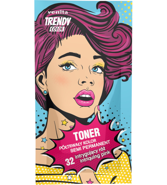 VENITA TRENDY TONER saszetka 35 g 32 intrygujący róż