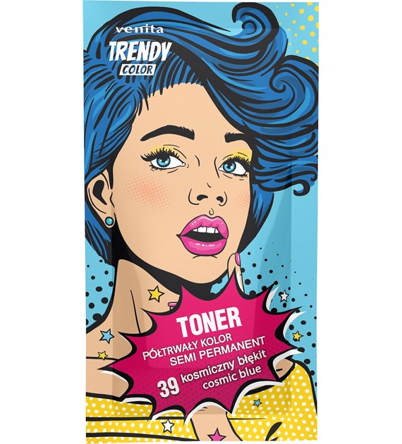 VENITA TRENDY TONER saszetka 35 g 39 kosmiczny błekit
