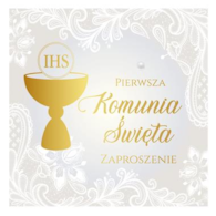 Zaproszenie Komunia 5szt. ZP-055