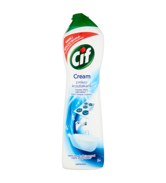 CIF Cream Original Mleczko do Czyszczenia z Mikrokryształkami 540G