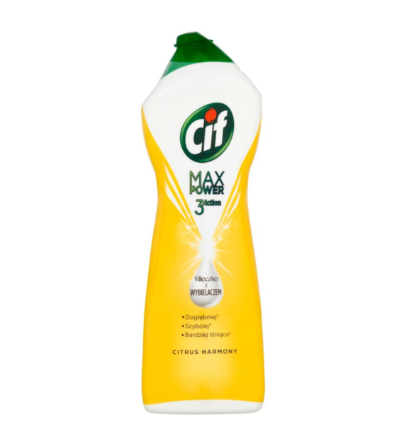 CIF Max Power Citrus Harmony Mleczko z Wybielaczem 1001g