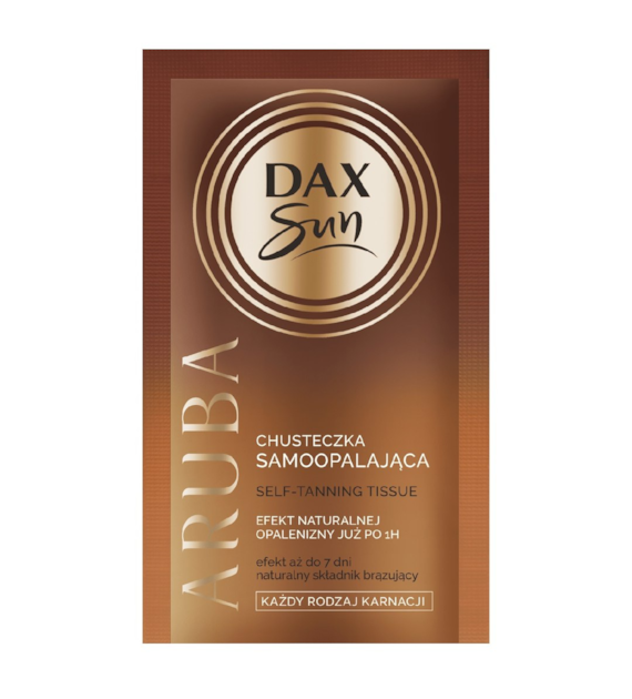 DAX SUN ARUBA CHUSTECZKA SAMOOPALAJĄCA (1) KAŻDY RODZAJ KARNACJI