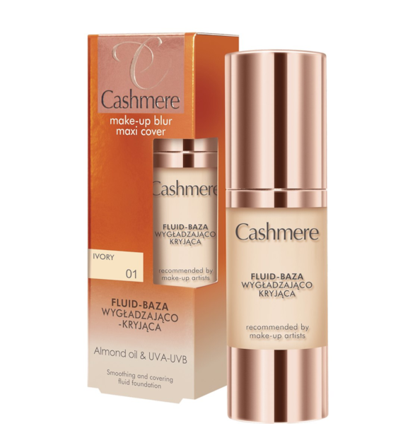 CASHMERE PODKŁAD BLUR MAXI COVER FLUID-BAZA WYGŁADZAJĄCO-KRYJĄCA 30ML 01 IVORY