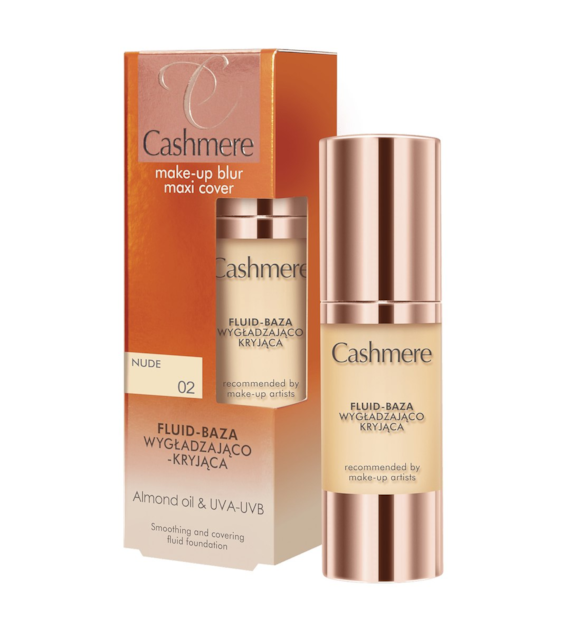 CASHMERE PODKŁAD BLUR MAXI COVER FLUID-BAZA WYGŁADZAJĄCO-KRYJĄCA 30ML 02 NUDE