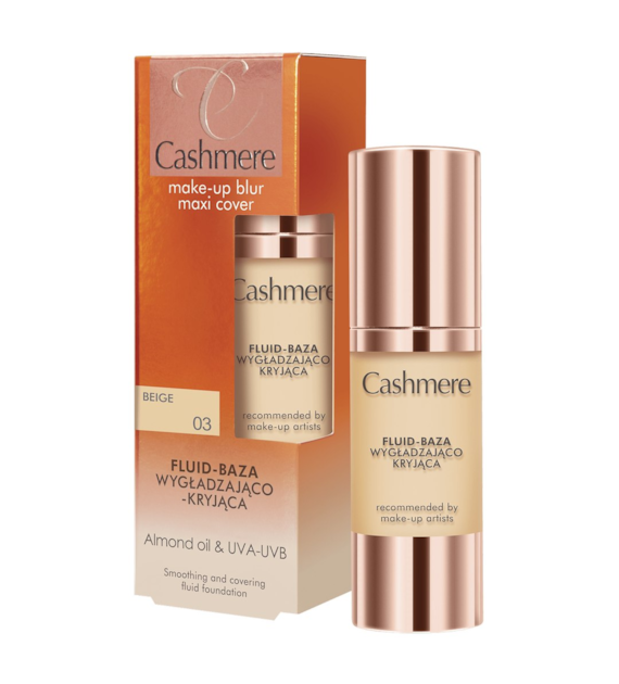 CASHMERE PODKŁAD BLUR MAXI COVER FLUID-BAZA WYGŁADZAJĄCO-KRYJĄCA 30ML 03 BEIGE