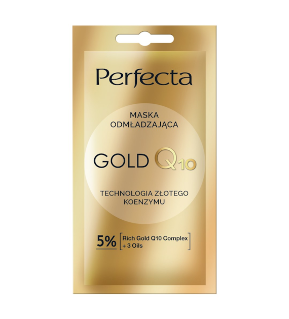 PERFECTA GOLD Q10 MASECZKA DO TWARZY 8ML ODMŁADZAJĄCA