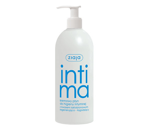 INTIMA KREMOWY PŁYN Z KWASEM LAKTOBIONOWYM  500 ml