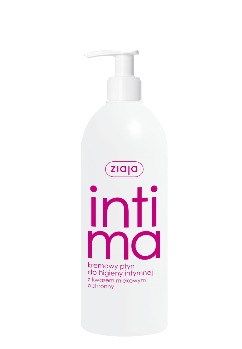 INTIMA KREMOWY PŁYN Z KWASEM MLEKOWYM  500 ml