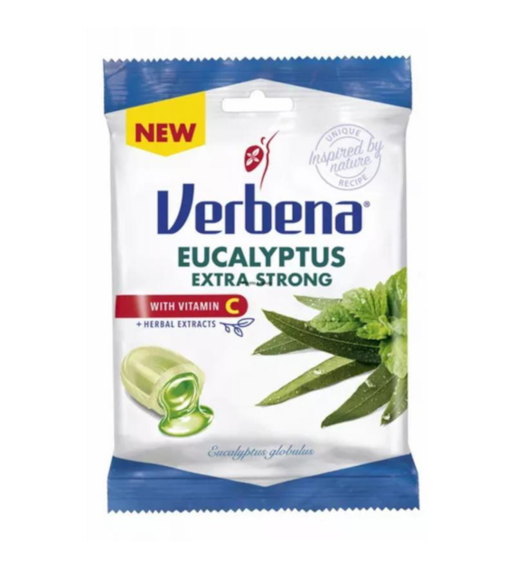 ALTER MEDICA CUKIERKI VERBENA 60G. EUCALYPTUS EXTRA STRONG