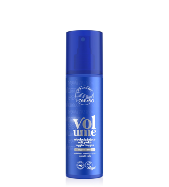 Hair in Balance by ONLYBIO Volume Nieobciążająca odżywka wygładzająca 200 ml