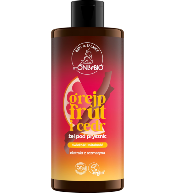 Onlybio Body in Balance Żel pod prysznic Cedr i grejfrut 300 ml