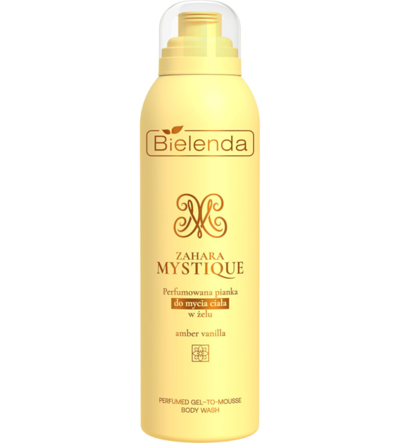 BIELENDA - ZAHARA MYSTIQUE Perfumowana pianka do mycia ciała w żelu AMBER VANILLA,150 ml
