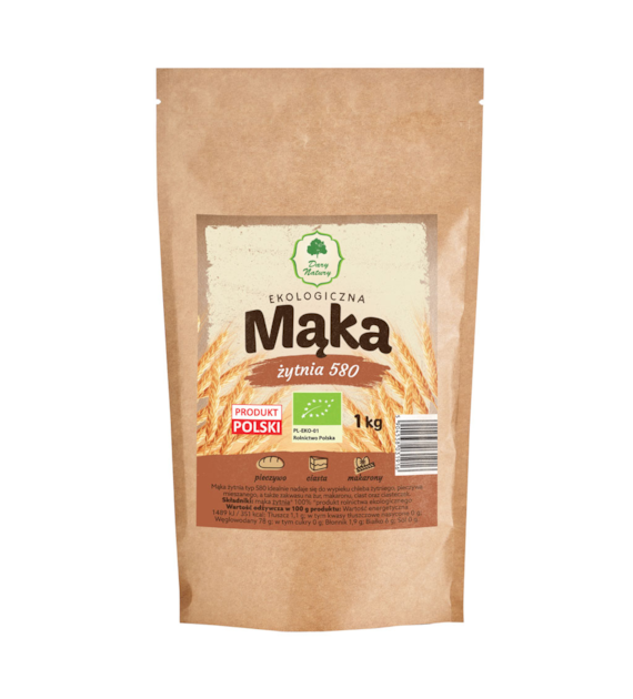 DARY NATURY Mąka żytnia 580  EKO 1kg