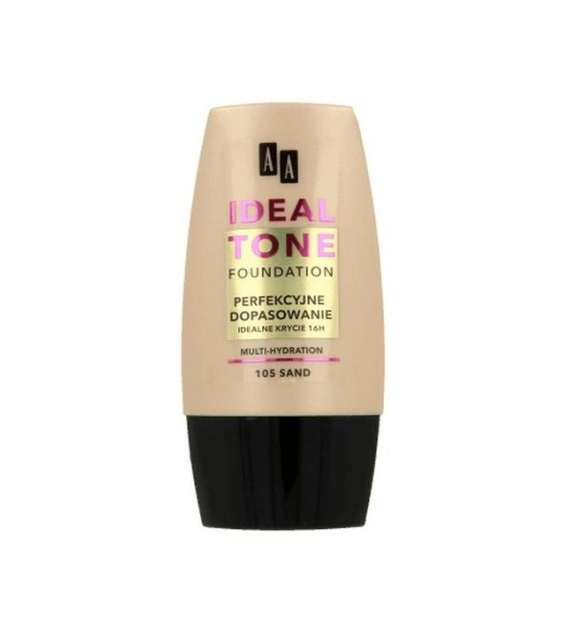 AA Make Up Ideal Tone Podkład Perfekcyjne Dopasowanie nr 105 sand 30ml