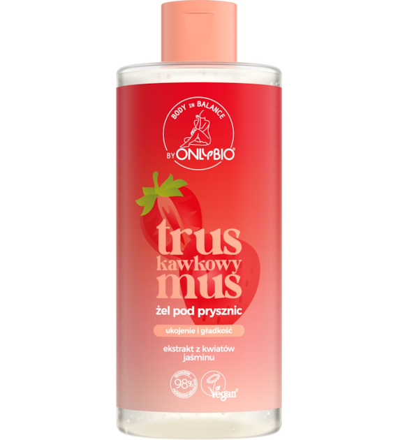 Onlybio Body in Balance Żel pod prysznic Truskawkowy mus 300 ml