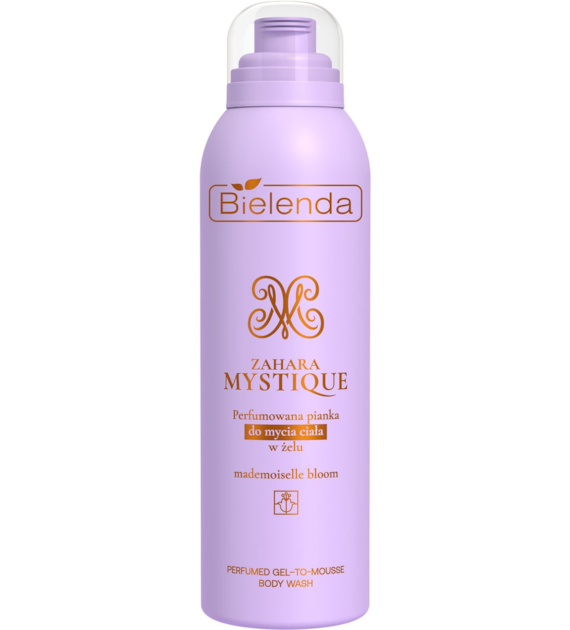 BIELENDA - ZAHARA MYSTIQUE Perfumowana pianka do mycia ciała w żelu MADEMOISELLE BLOOM,150 ml