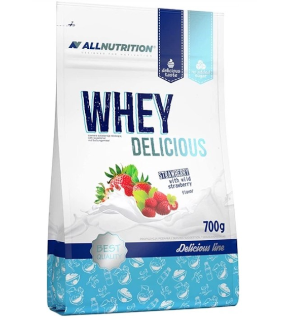 ALLNUTRITION WHEY DELICIOUS 700 g STRAWBERRY WITH WILD STRAWBERRY