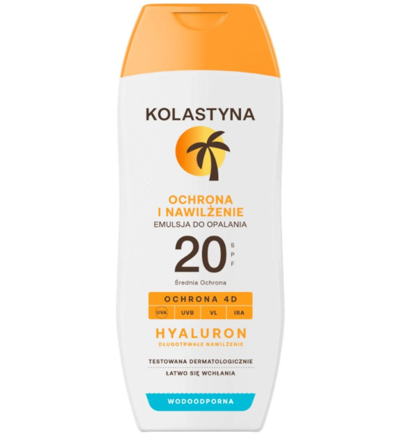 KOLASTYNA Ochrona i nawilżenie Emulsja do opalania SPF 20 200 ml