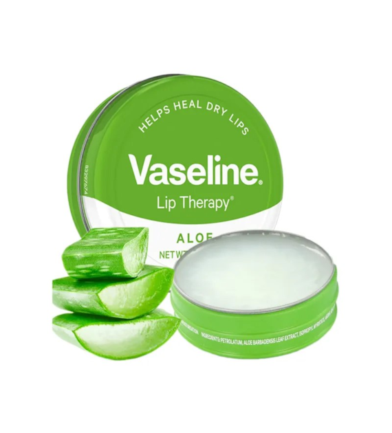 VASELINE Wazelina do ust - Mocno nawilżający balsam do ust Vaseline ALOE z aloesem 20ml