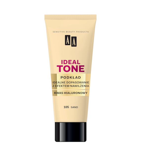 AA Make Up Ideal Tone Podkład Perfekcyjne Dopasowanie nr 105 sand 30ml