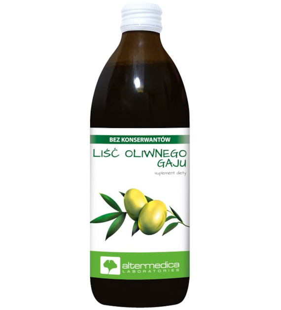 ALTER MEDICA LIŚĆ OLIWNEGO GAJU sok 500 ml