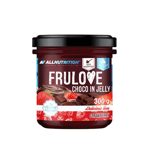 ALLNUTRITION FRULOVE CHOCO IN JELLY 300 g STRAWBERY