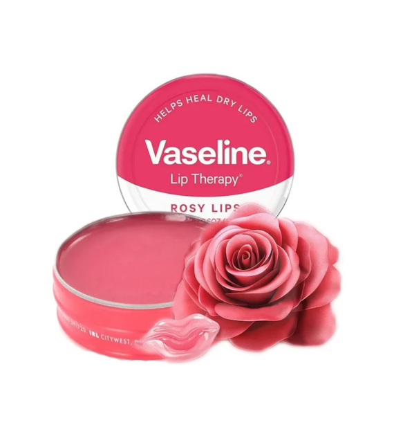 VASELINE Wazelina do ust - Mocno nawilżający balsam do ust Różana terapia 20ml